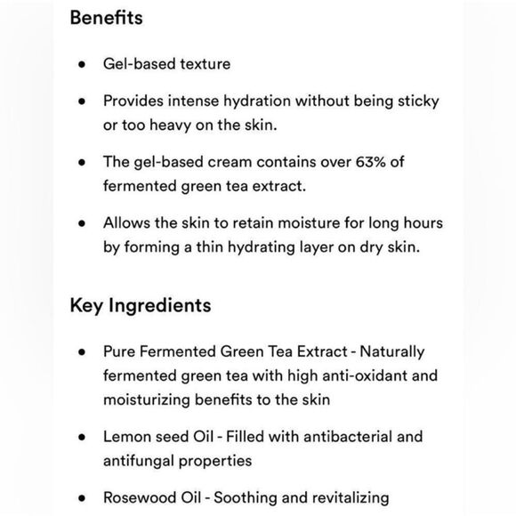 $5 🌙 TONYMOLY TONY MOLY The Chok Chok Green Tea Watery Cream Moisturizer… - Picture 5 of 5